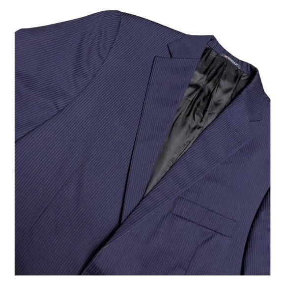 Hart Schaffner Marx Navy Blue Suit - Picture 8 of 12